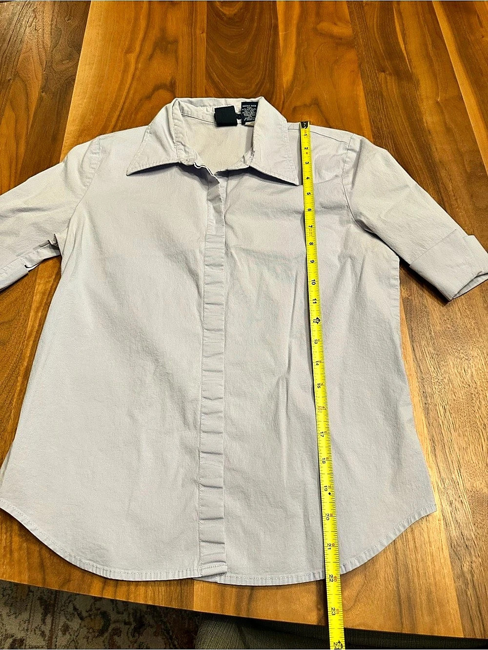 GAP Women's Cotton Button Down Shirt Lilac Size Medium
